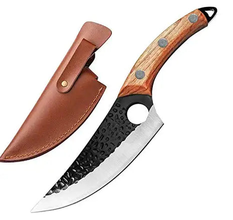 Cutit de filetat 15 cm din Otel Damasc cu maner din lemn masiv