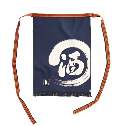 Sort Japonez Traditional „Maekake” Sake – 100% Bumbac