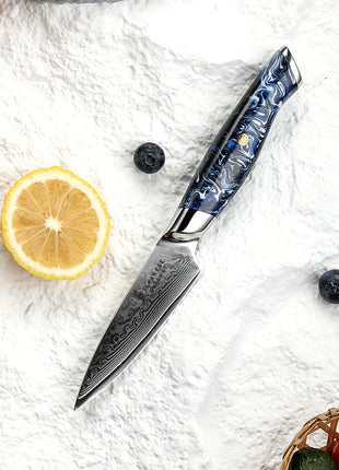 Set de 5 Cutite Premium Damascus cu Manere Pacific Edge