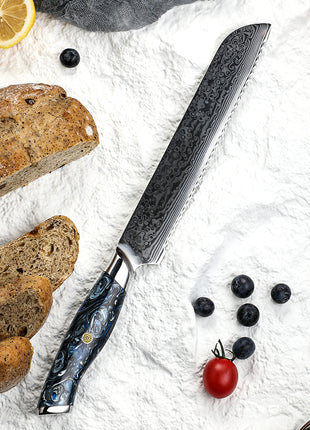 Set de 5 Cutite Premium Damascus cu Manere Pacific Edge