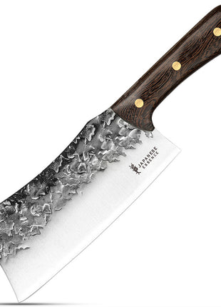 Satar Camping 18.5 cm din Otel Forjat cu Maner Lemn Wenge