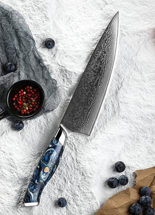 Set de 5 Cutite Premium Damascus cu Manere Pacific Edge