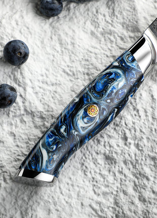 Set de 5 Cutite Premium Damascus cu Manere Pacific Edge