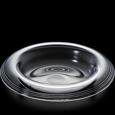 Bol Lucrat Manual din Sticla Japoneza 270 mm „Transparenta Zen”