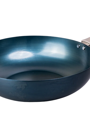 Tigaie Japoneza pentru Stir Fry din Otel Carbon, 30 cm