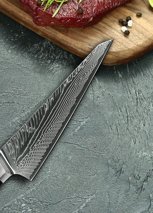 Cutit Universal 15 cm din Otel Damasc cu Maner Cosmic Galaxy