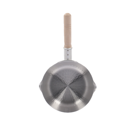 Oala Japoneza Yukihira, 19.5cm, Aluminiu Ciocanit, Maner din Lemn