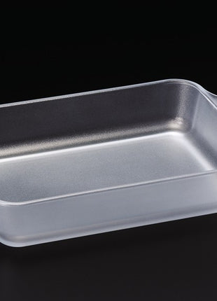 Tava dreptunghiulara din sticla termorezistenta cu coating ceramic antiaderent, 1800 ml
