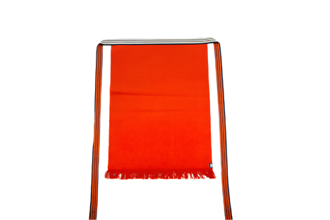 Șorț Japonez Tradițional „Maekake” Vermilion – 100% Bumbac