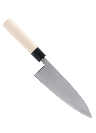 Cutit Japonez Deba, Otel de Inalta Calitate, Maner din Lemn, 19.5cm