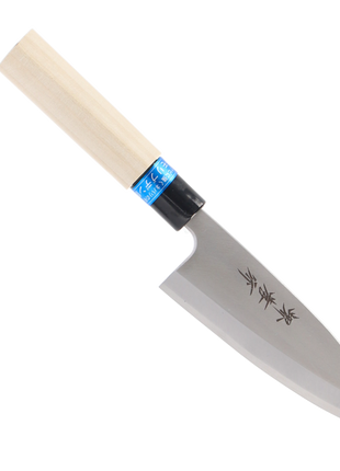 Cutit Japonez Sakai Takayuki Aji Kiri, 12cm, Otel Carbon, Maner din Lemn, 12cm