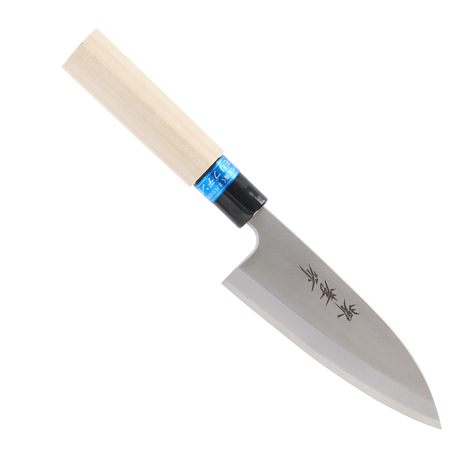 Cutit Japonez Sakai Takayuki Aji Kiri, 12cm, Otel Carbon, Maner din Lemn, 12cm