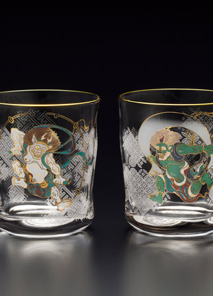 Set Pahare Old Fashioned Fujin-Raijin, 300 ml