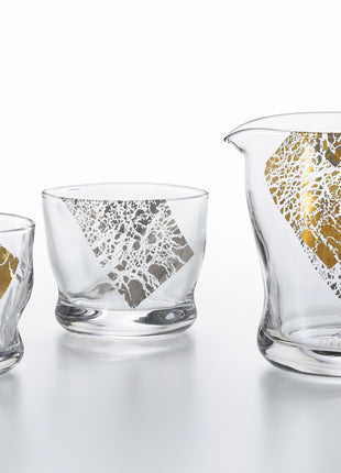 Set Sake Fluid KIRARI, Eleganta Aurie Inspirata de Natura