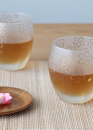 Set 2 Pahare Japoneze Premium Sakura, 345 ml