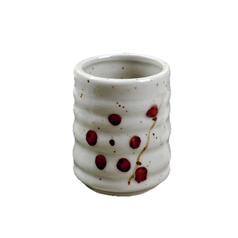 Cana Ceramica Alba cu Cirese - 140 ml