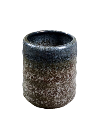 Cana Ceramica Maro cu Accente Albastru-Verzui - 140 ml