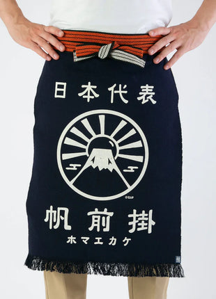 Sort Japonez Traditional „Maekake” Fuji-san – 100% Bumbac