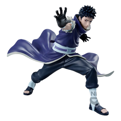Figurina Naruto Shippuden Vibration Stars Sasuke Obito II 14cm