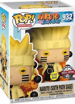 Figurina POP Naruto Uzumaki Naruto Six Path Sage Stralucitor