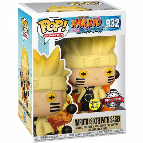 Figurina POP Naruto Uzumaki Naruto Six Path Sage Stralucitor