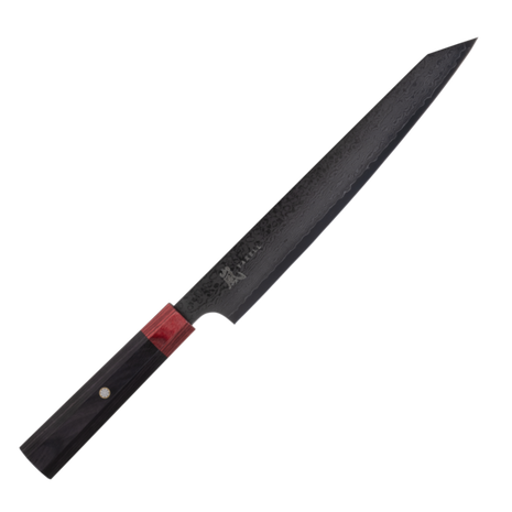 Cutit Japonez pentru Feliat REI 23 cm, Damascus 69 Straturi, Maner Canvas-Micarta