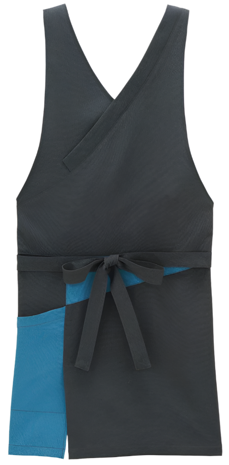 Sort Lung Japonez - Albastru Asimetric