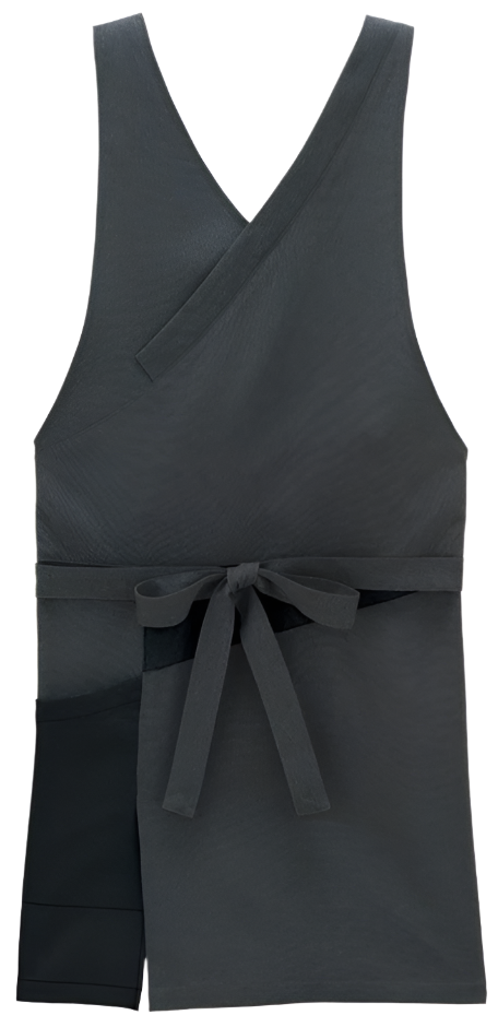 Sort Lung Japonez - Negru Asimetric