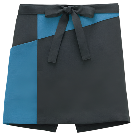 Sort Japonez Scurt – Albastru Asimetric