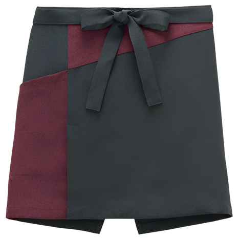 Sort Japonez Scurt – Rosu Asimetric