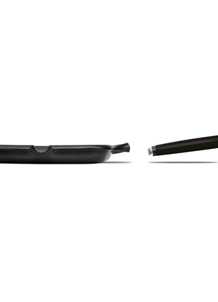 Tigaie Grill Castey cu Maner Negru Detasabil, Aluminiu Turnat, Inductie, 27 cm