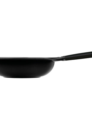 Wok Castey cu Maner Negru Detasabil, Aluminiu Turnat, Inductie, 28 cm
